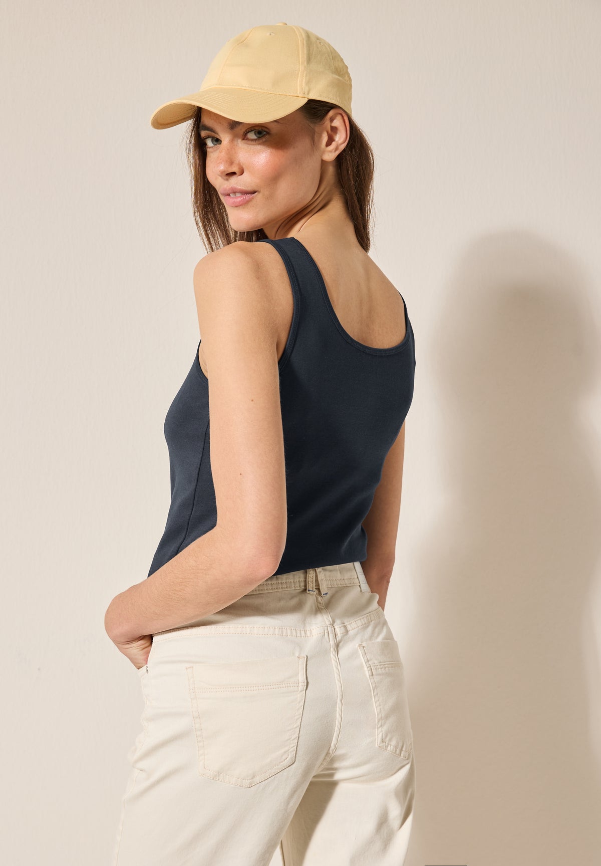 Basic Top aus reiner Baumwolle