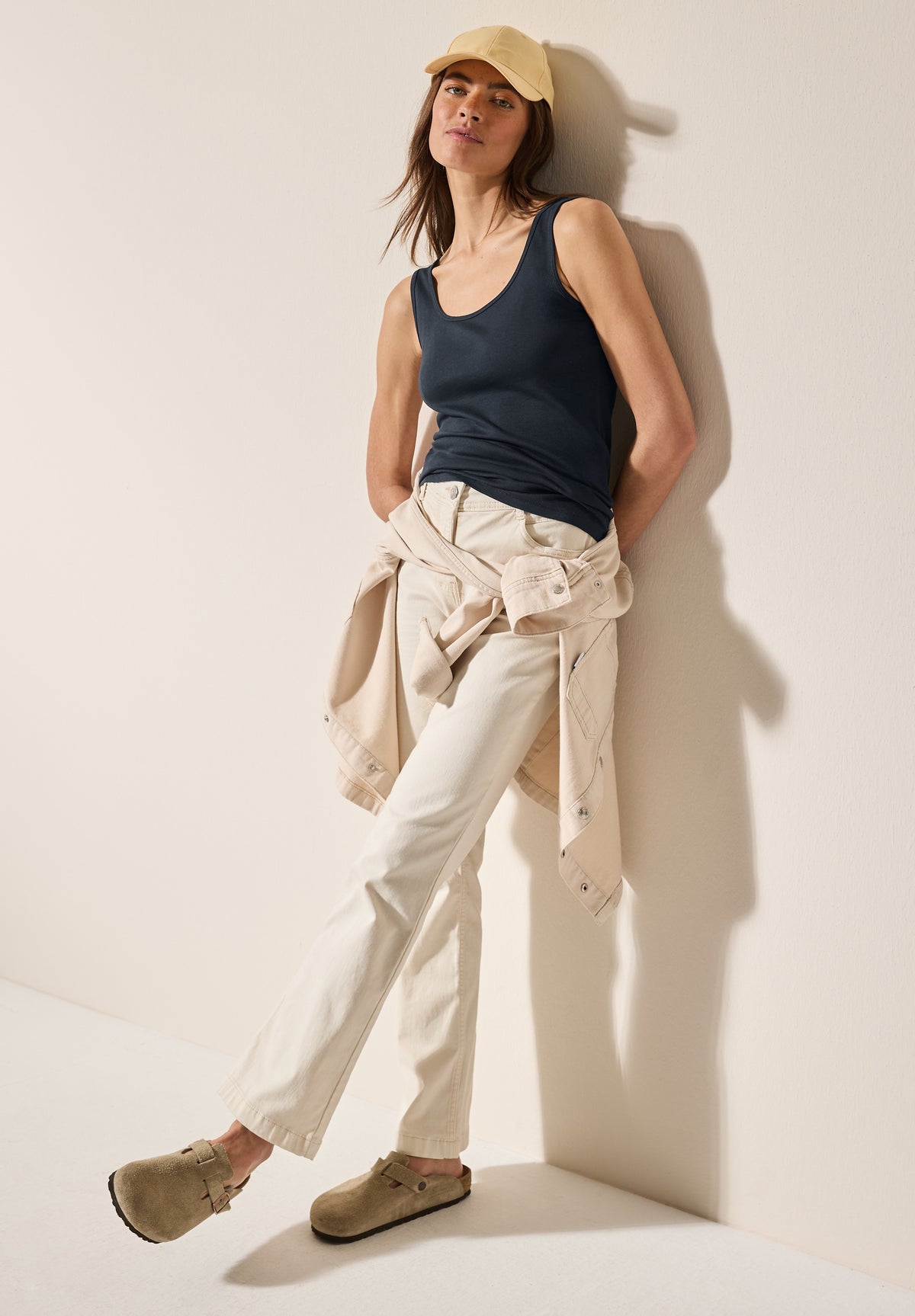 Basic Top aus reiner Baumwolle