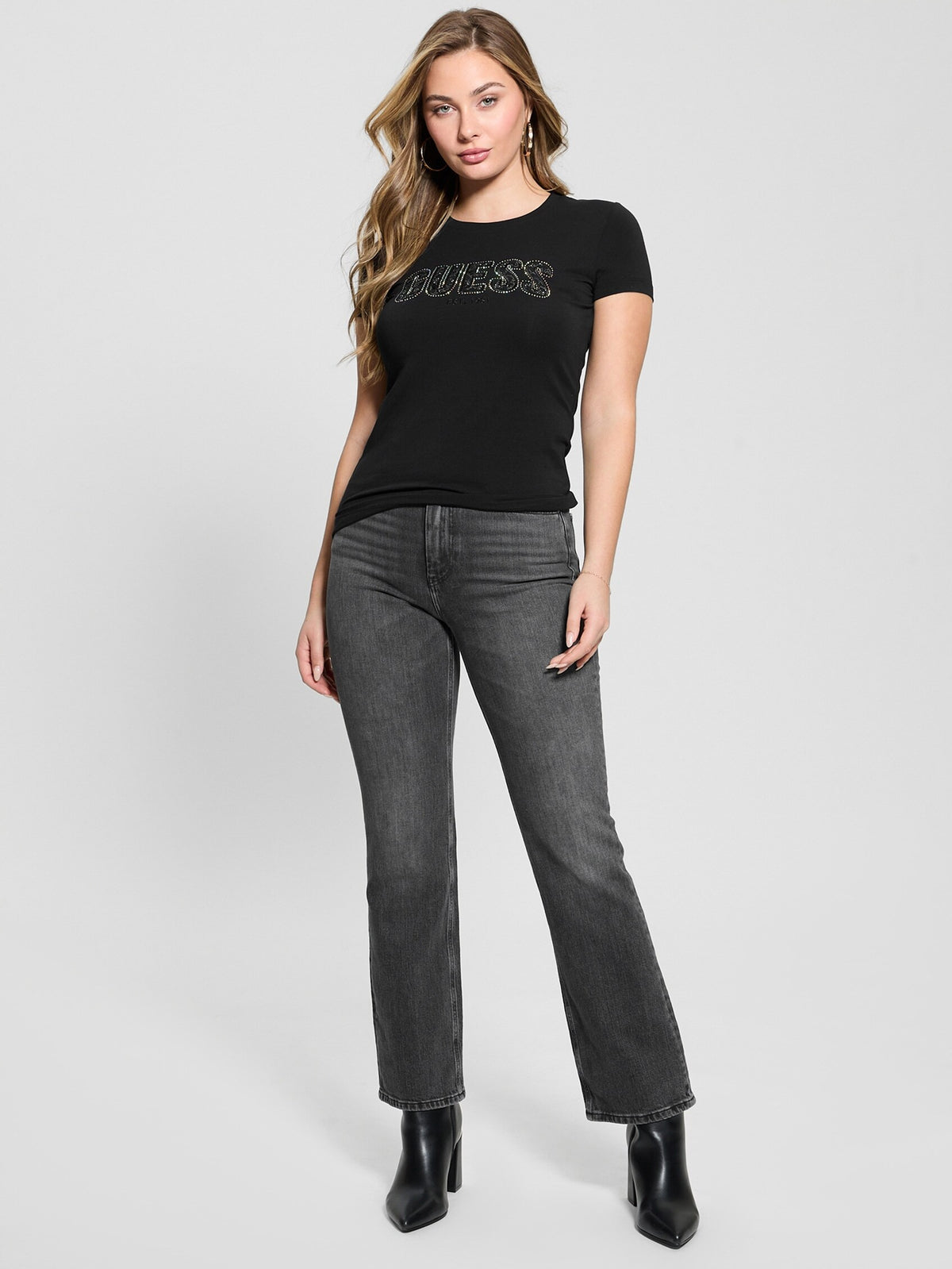 CN SS LOGO LACE TEE
