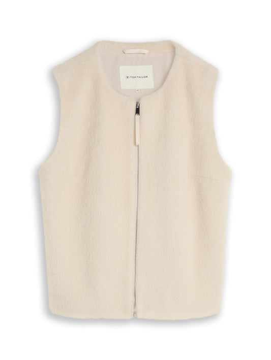 Plus Size - Fake Fur Weste