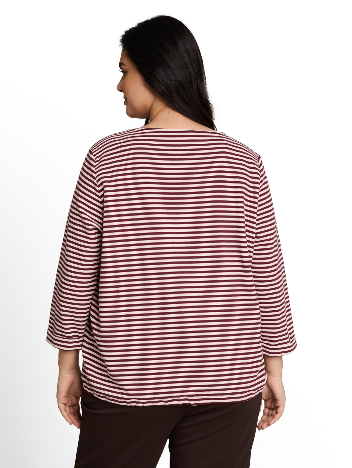 Plus Size - Langarmshirt mit Knopf-Details