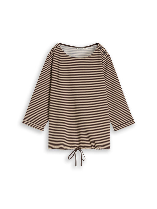 Plus Size - Langarmshirt mit Knopf-Details