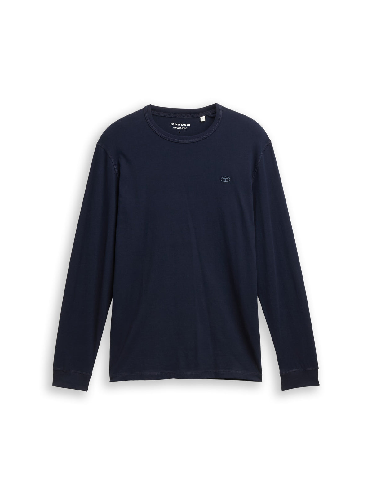 Basic Langarmshirt aus Baumwolle