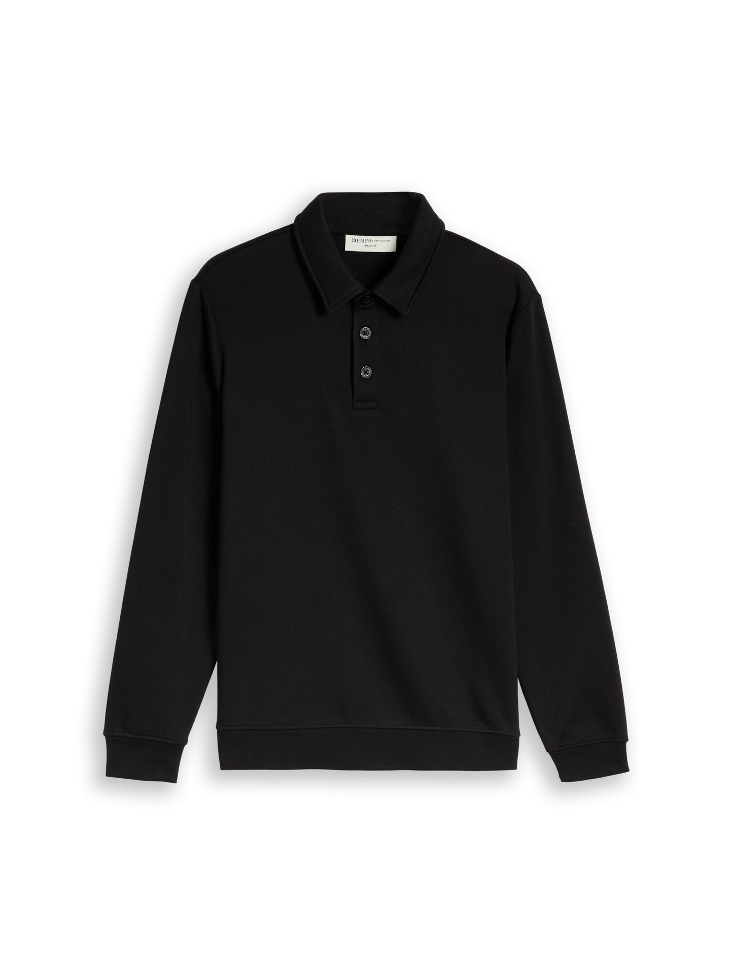 Sweatshirt mit Polokragen