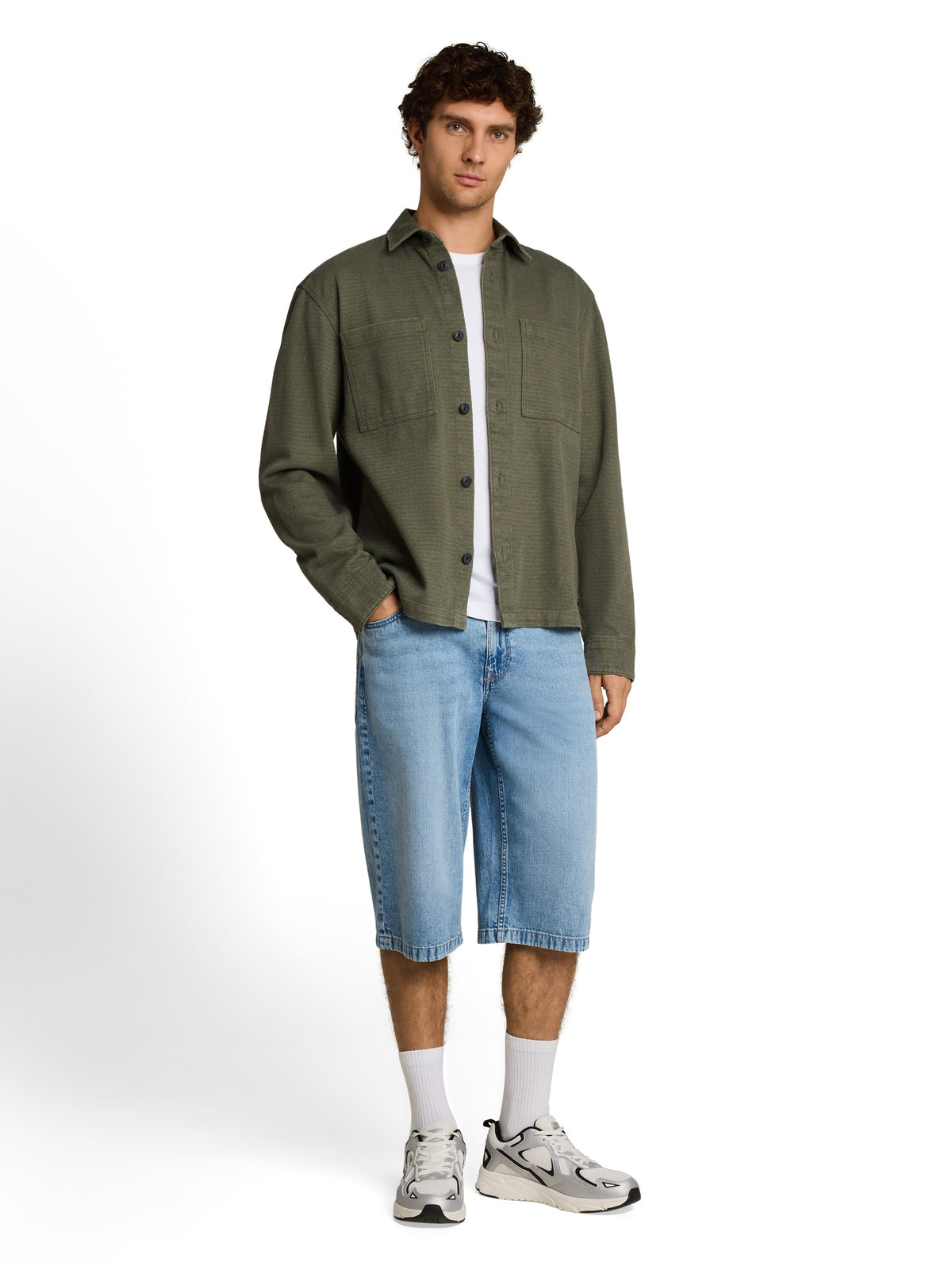 Overshirt aus Baumwolle