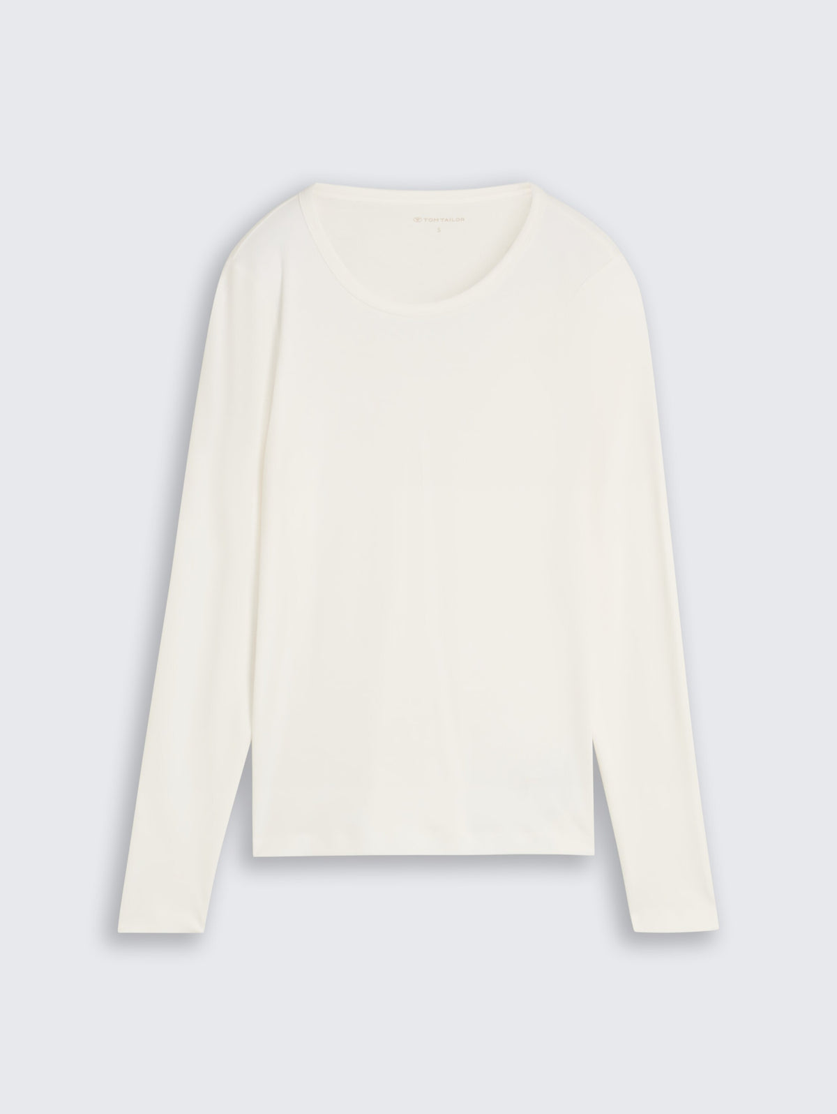 Basic Langarmshirt aus Baumwolle
