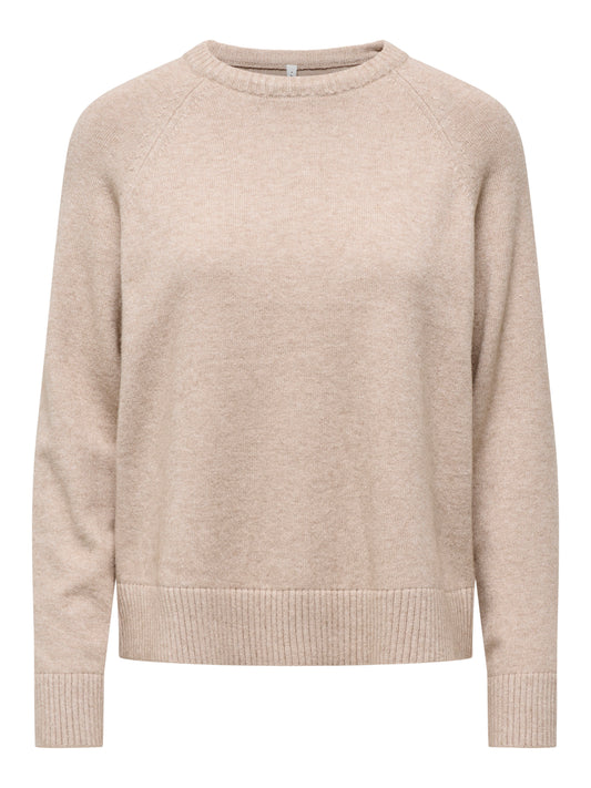 ONLPRINCESS LS O-NECK RAGLAN KNT NOOS