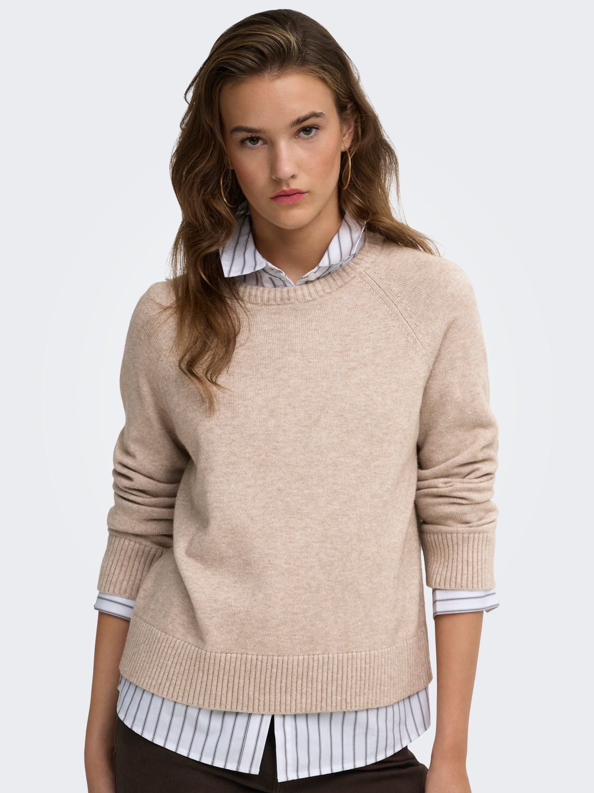 ONLPRINCESS LS O-NECK RAGLAN KNT NOOS