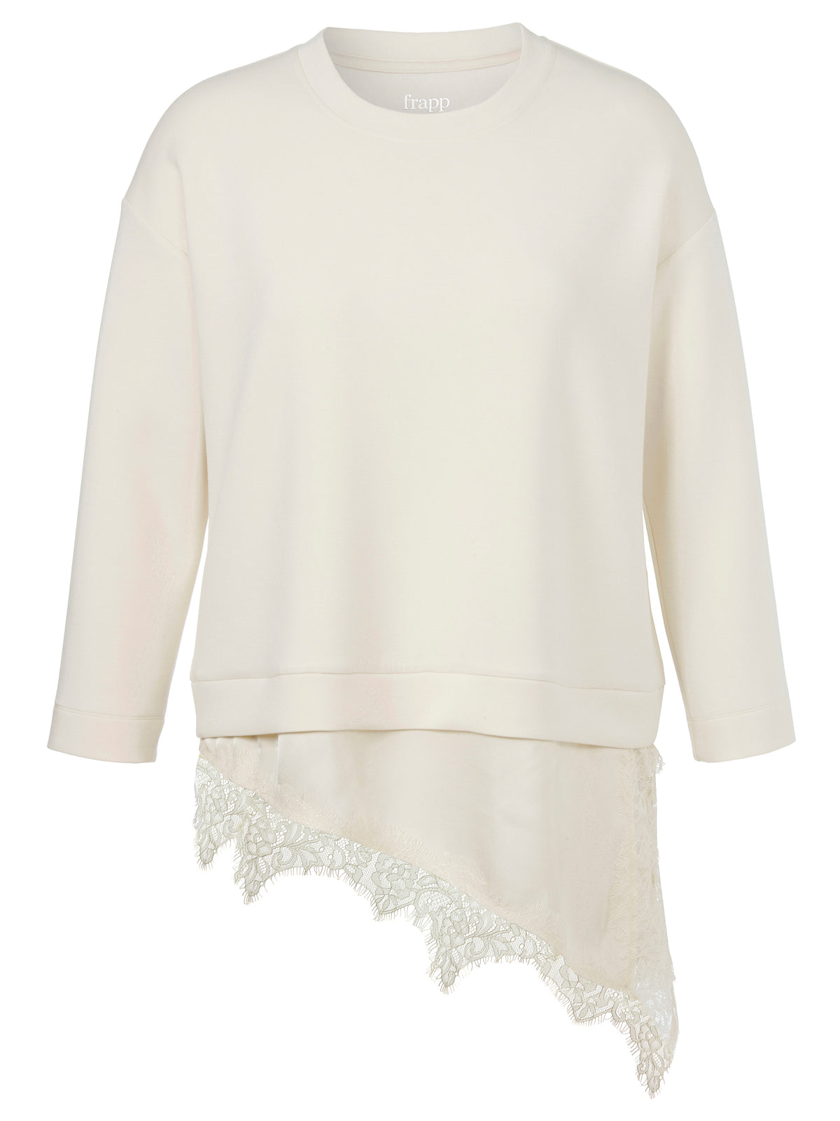 Sweatshirt Rundhals 1/1 Arm Materialmix