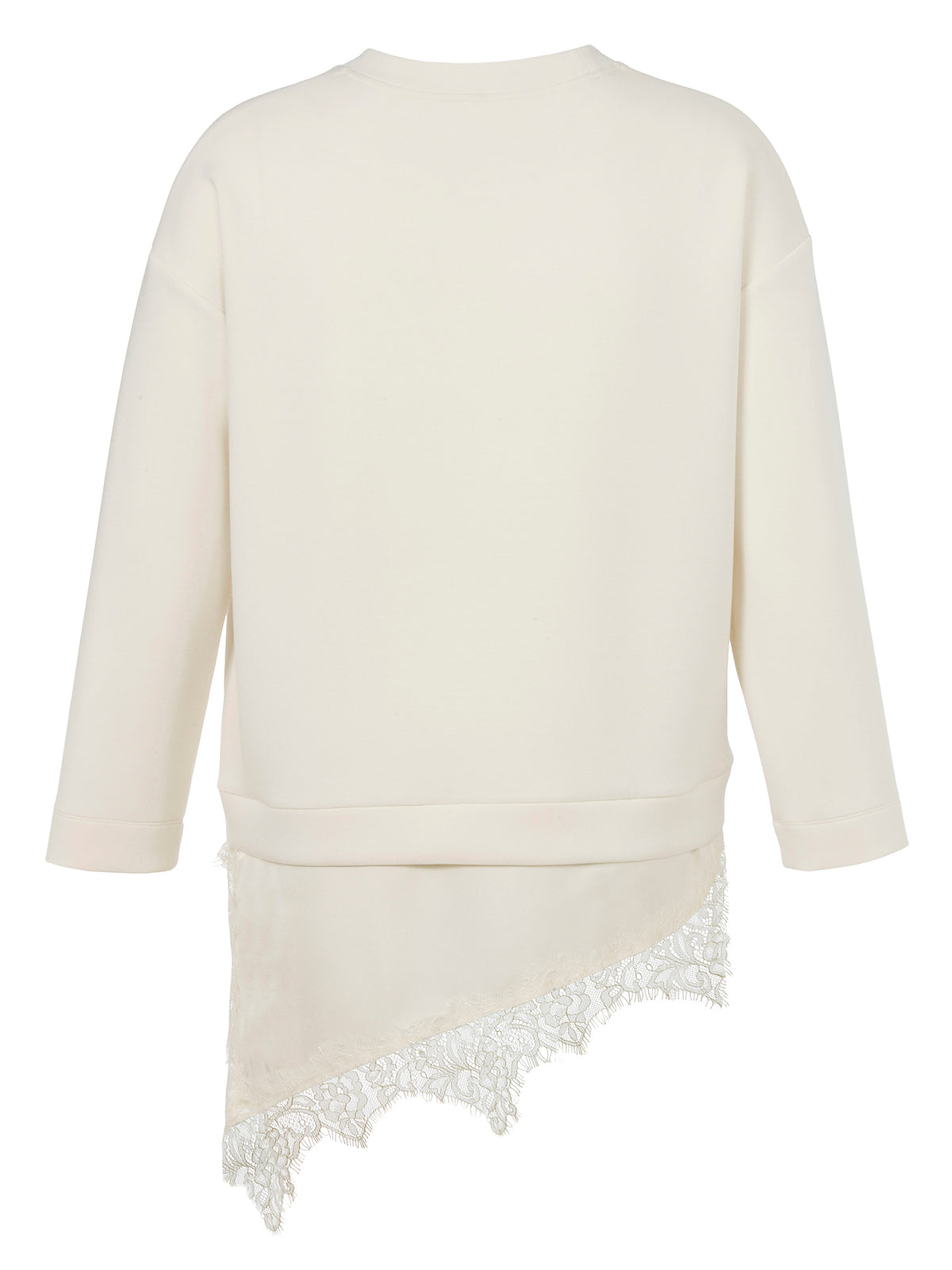 Sweatshirt Rundhals 1/1 Arm Materialmix