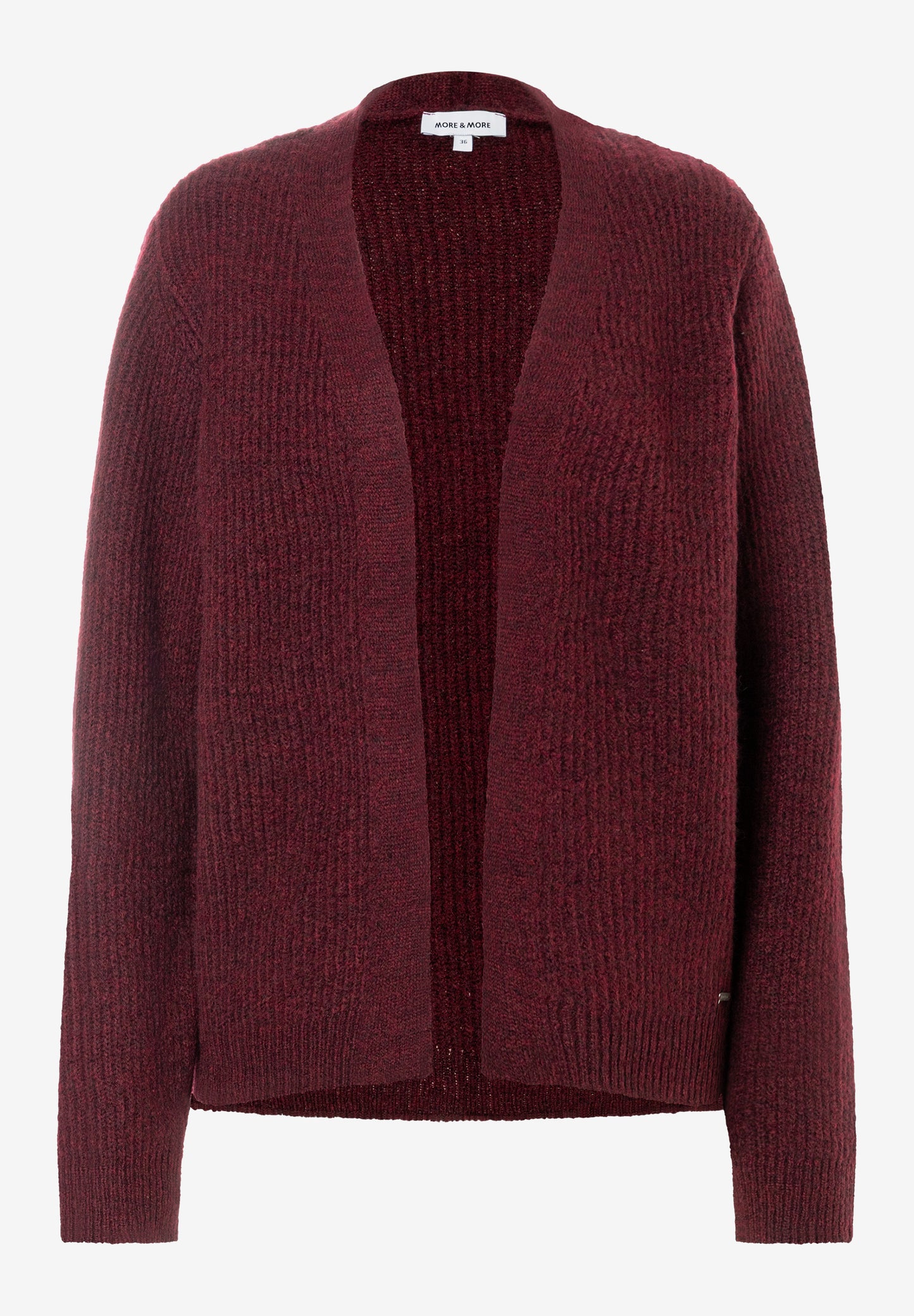 Cardigan, pomegranate red