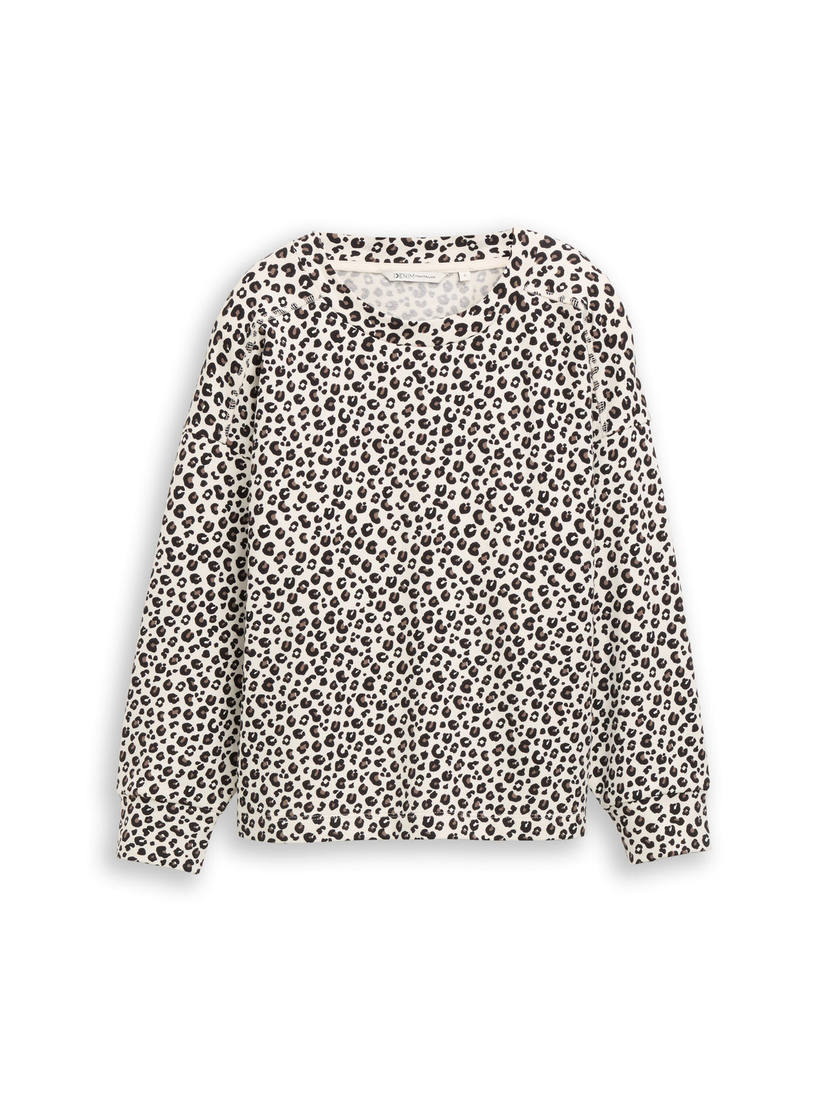 Loose Fit Sweatshirt mit Leo-Print