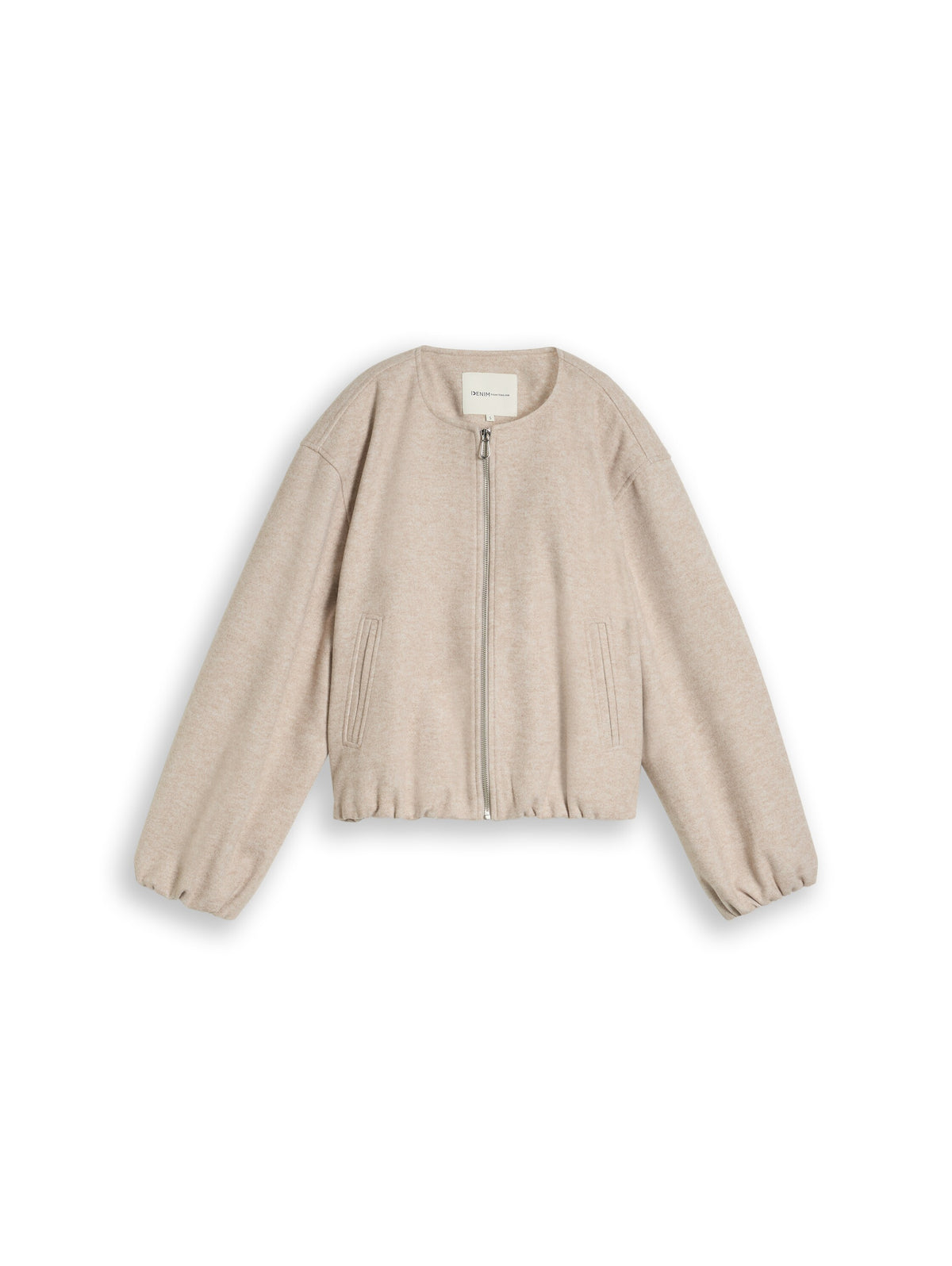 Blouson Jacke in Melange-Optik