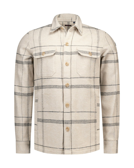SHIRT OVERSHIRT, TAN SAND MELANGE