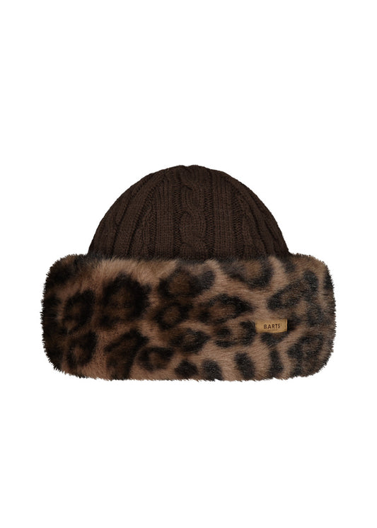 Fur Cable Bandhat, print brown