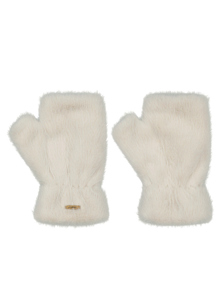 Britamu Fingerless Gloves, cream