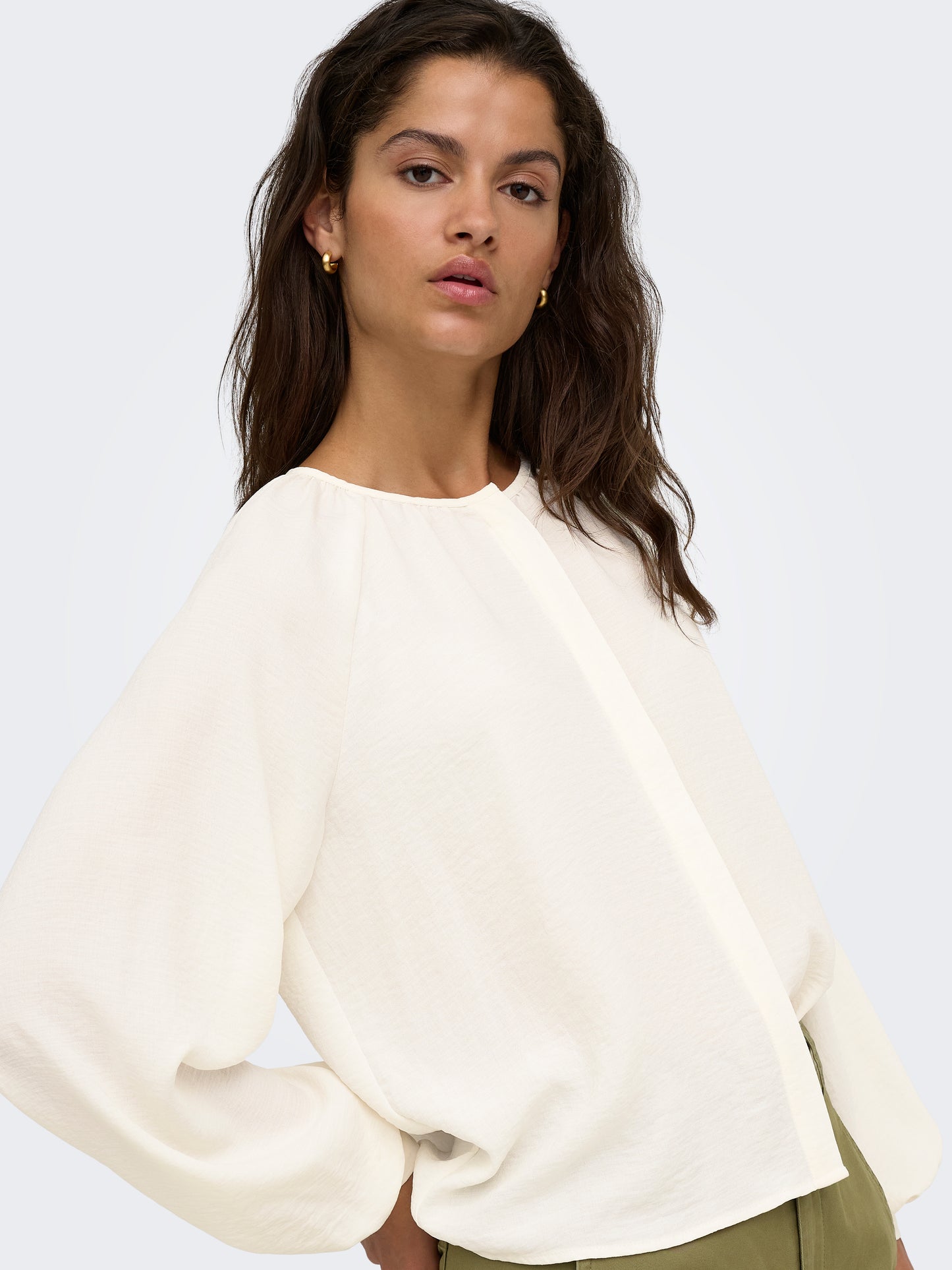 JDYDIVYA LIFE L/S O-NECK SHIRT WVN