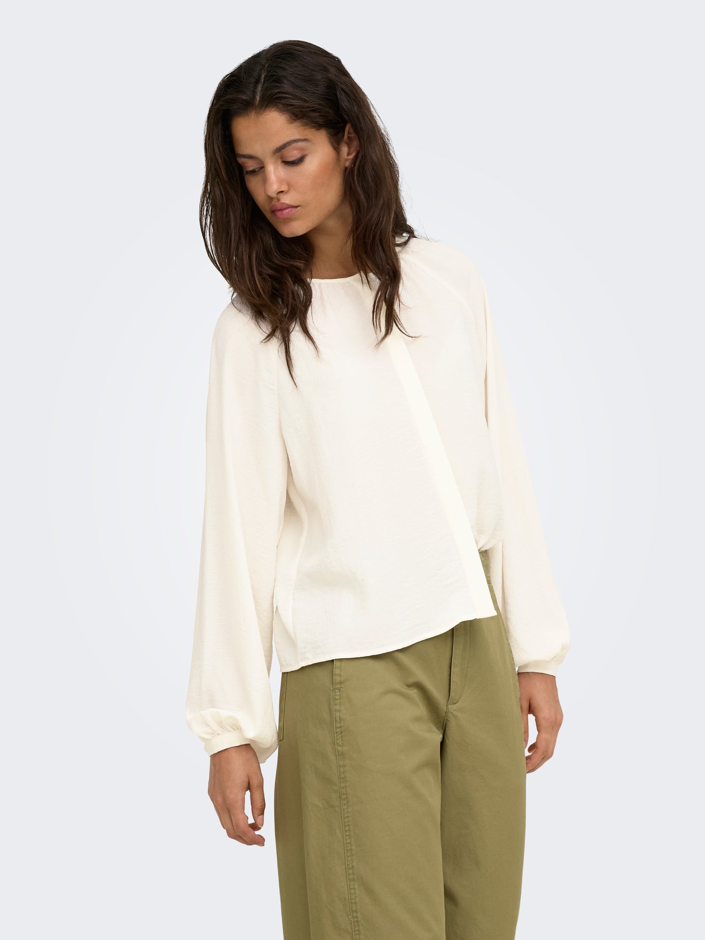 JDYDIVYA LIFE L/S O-NECK SHIRT WVN