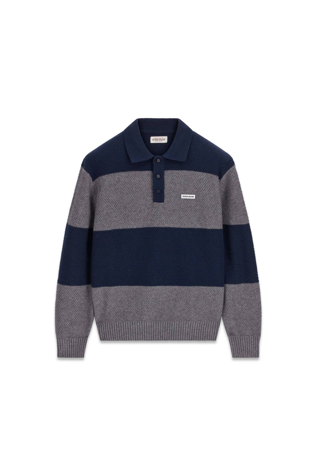 GJ LS STRIPED POLO SWTR