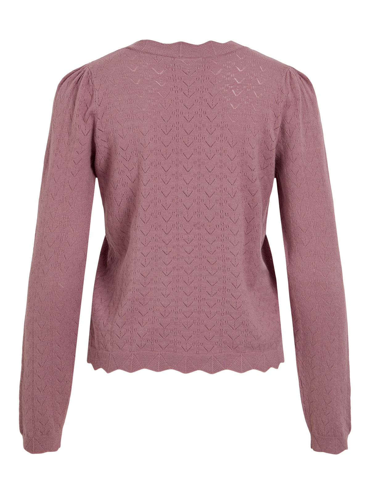 VIFEMI O-NECK L/S KNIT TOP/LC