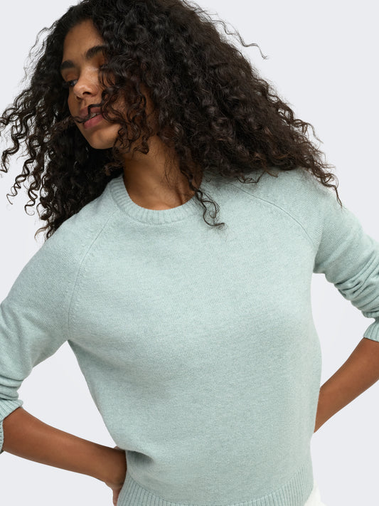 ONLPRINCESS LS O-NECK RAGLAN KNT NOOS