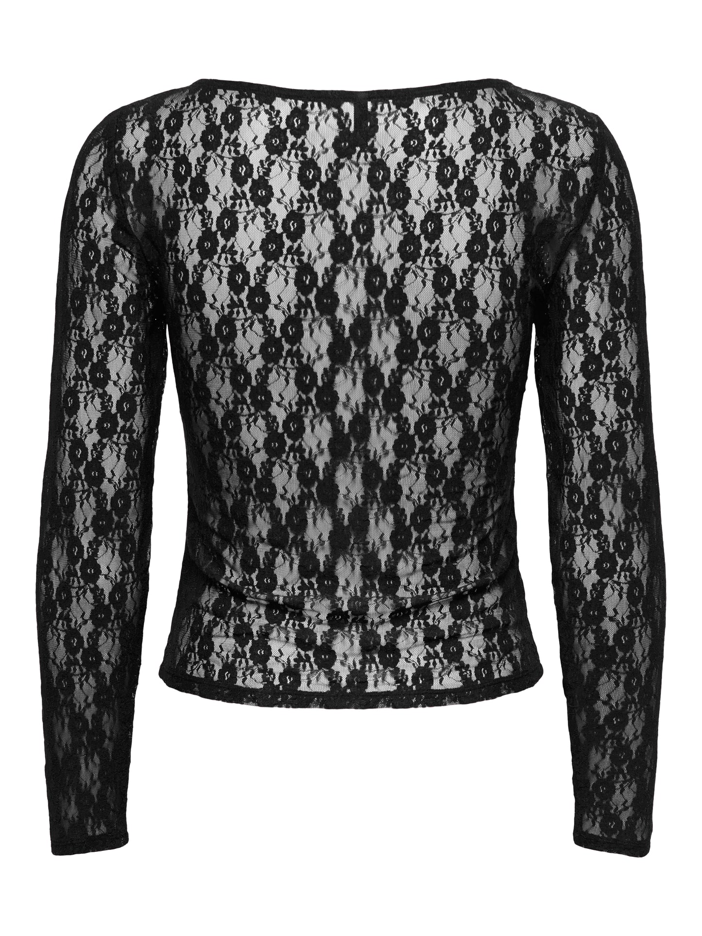ONLNIKITA L/S BOATNECK LACE TOP BOX JRS