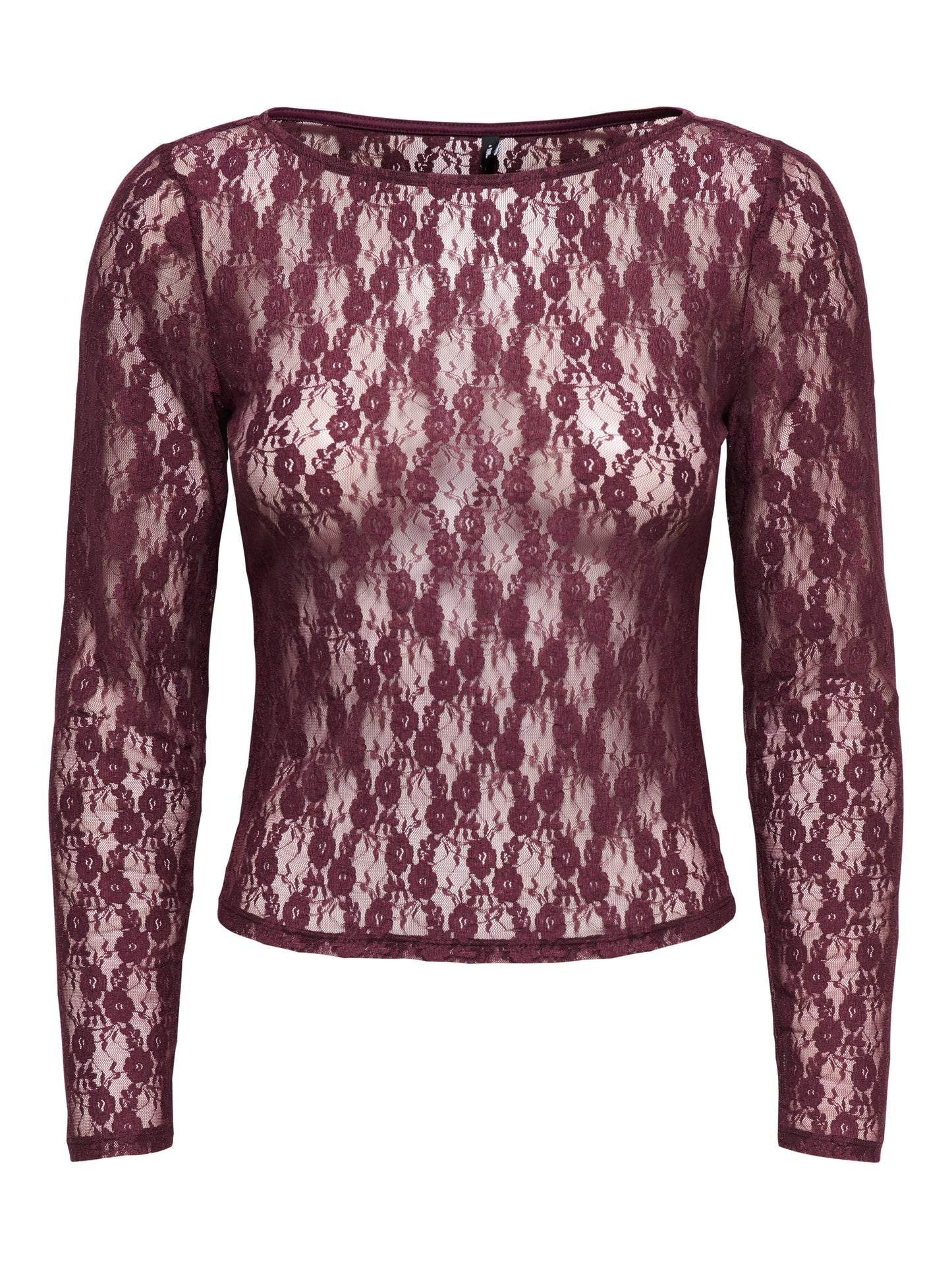 ONLNIKITA L/S BOATNECK LACE TOP BOX JRS