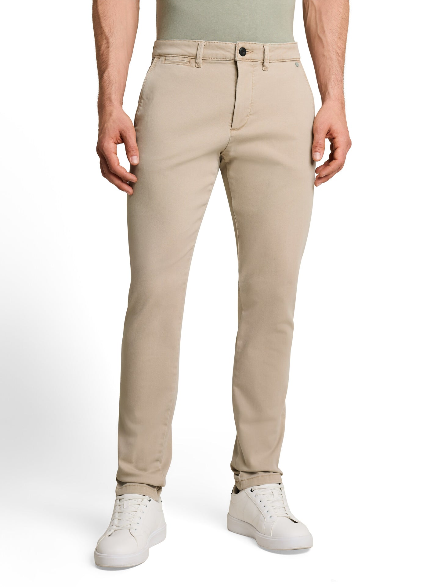 TTSIMON SLIM Chino Hose im Washed-Look