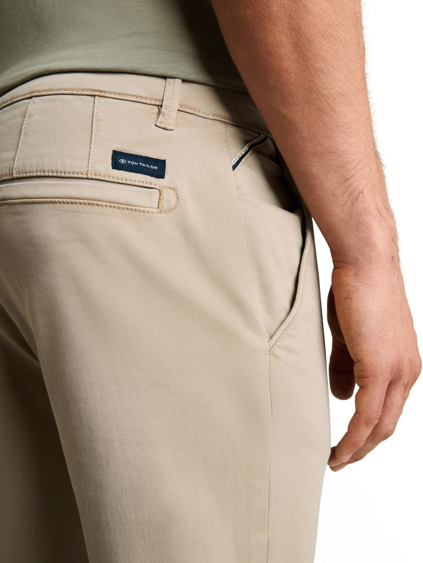 TTSIMON SLIM Chino Hose im Washed-Look