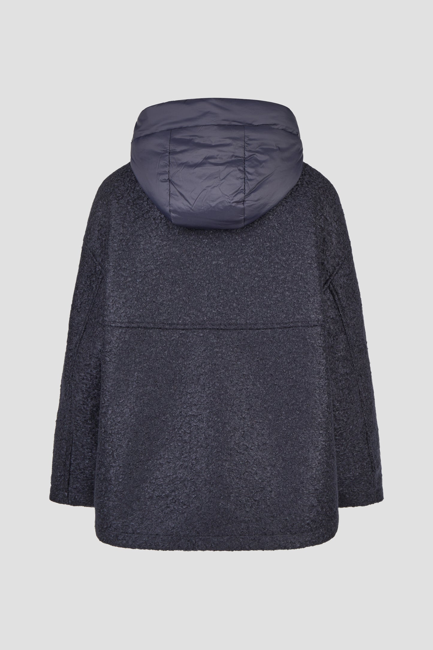 Wolljacke mit Kapuze