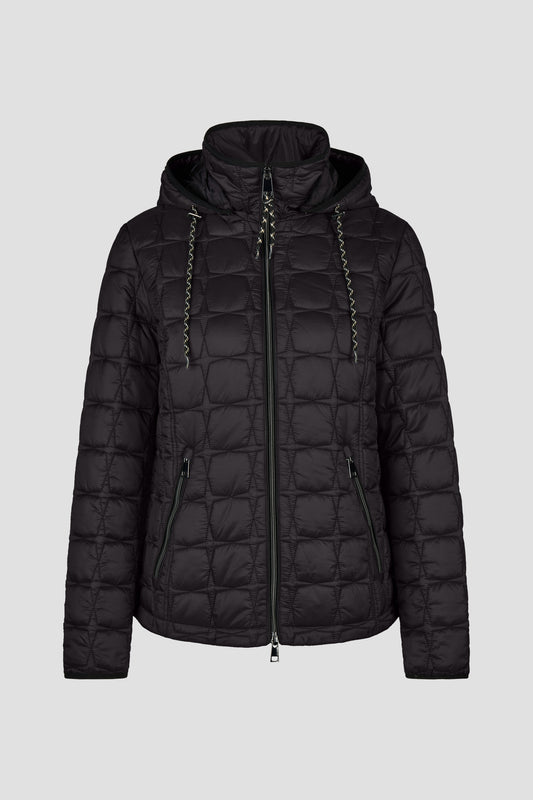 Sandwich-Steppjacke mit Kapuze