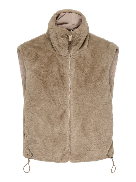 ONLDANA FAUX FUR REV.WAISTCOAT OTW CC