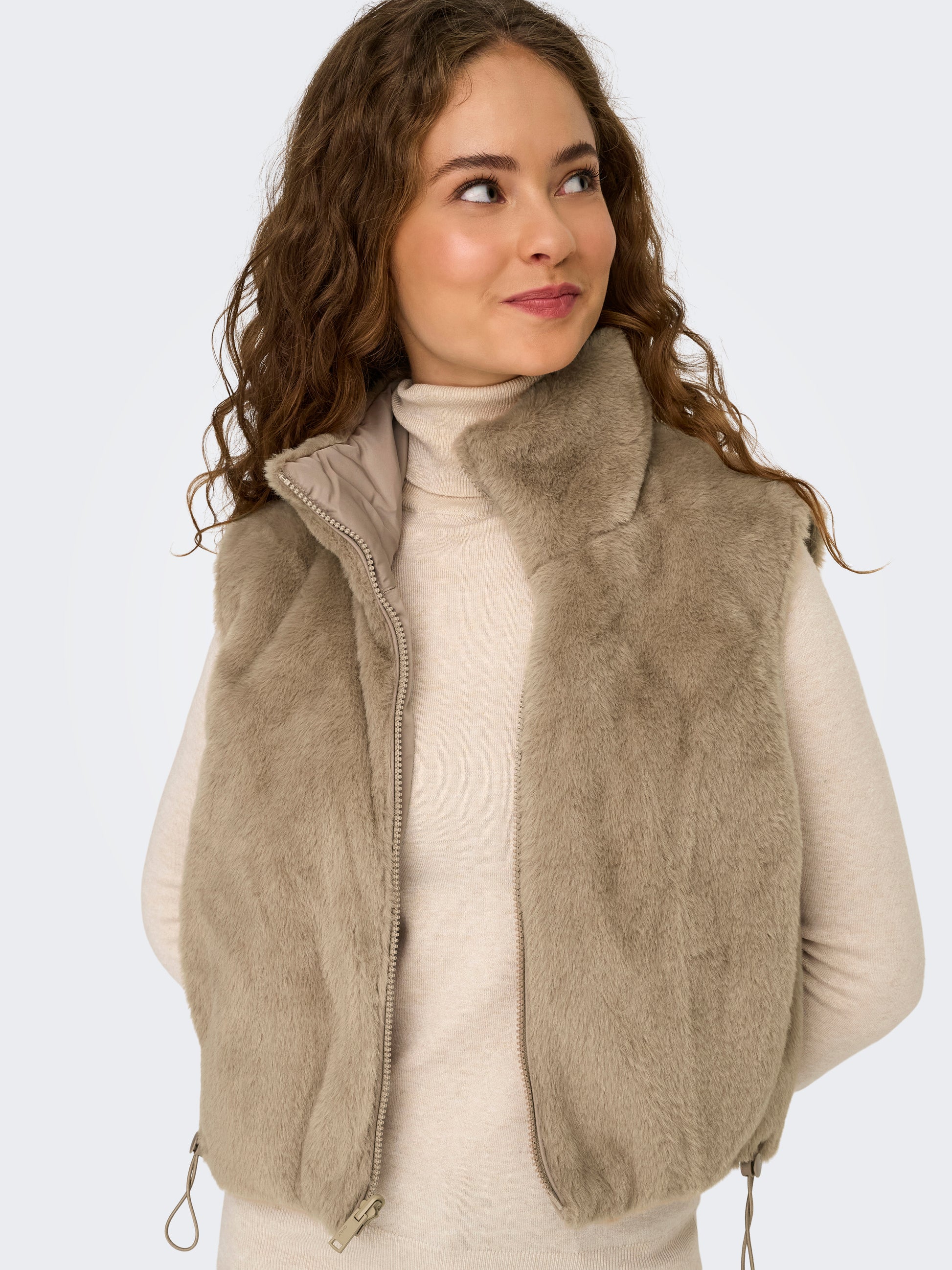 ONLDANA FAUX FUR REV.WAISTCOAT OTW CC