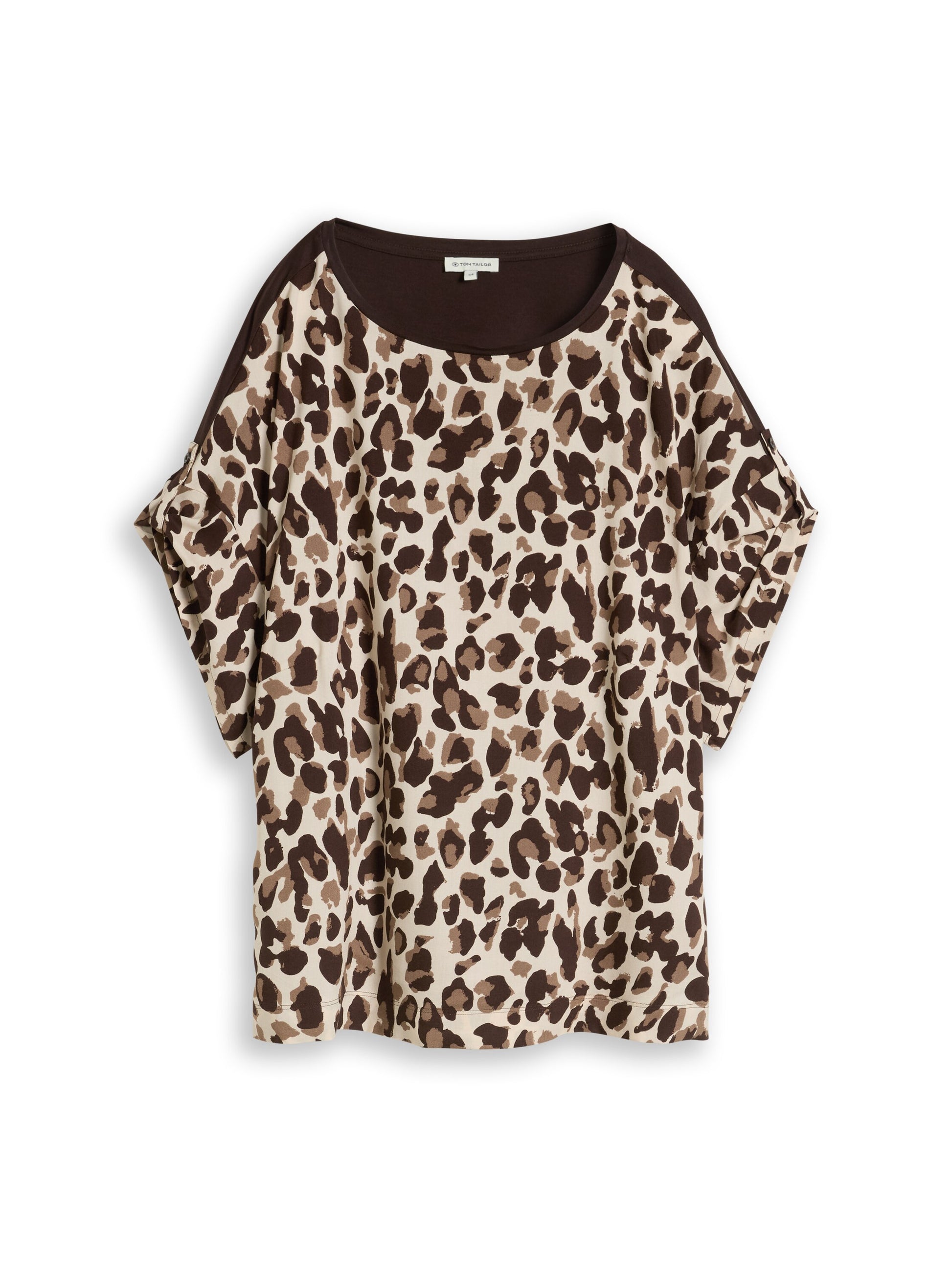 Plus Size - T-Shirt mit Leo-Print