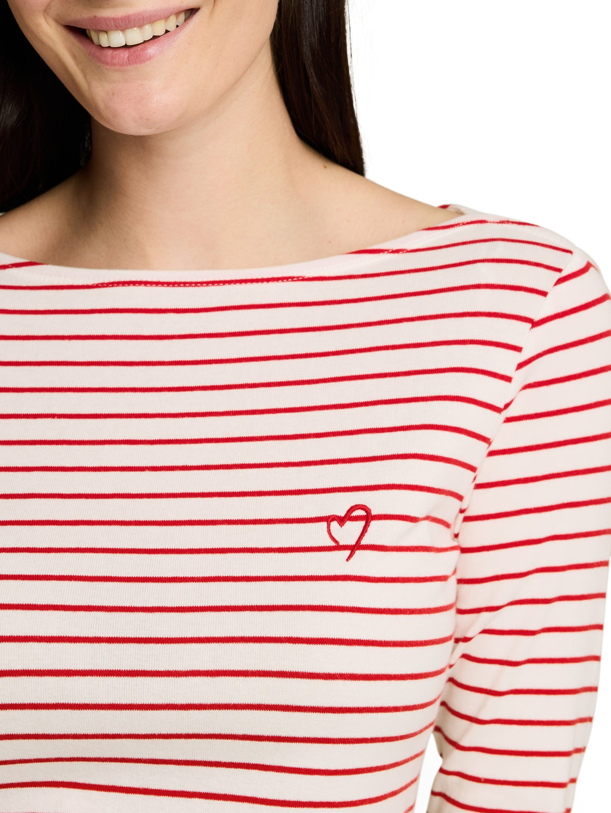 Langarmshirt mit Streifenmuster
