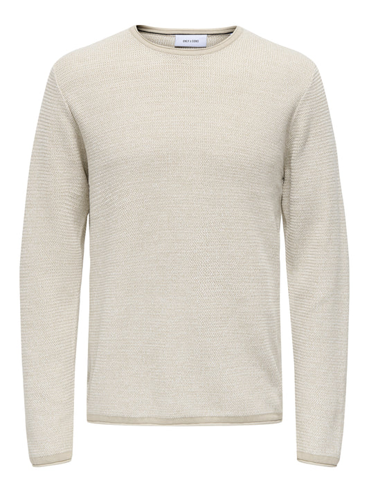 ONSERIC REG 12 STRUC CREW KNIT NOOS