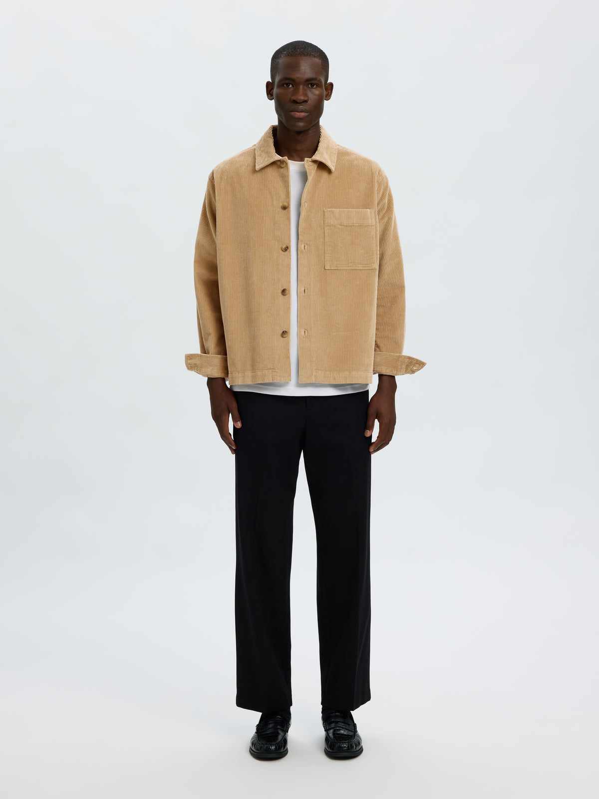 SLMOTTO-KRIS CORD OVERSHIRT NOOS