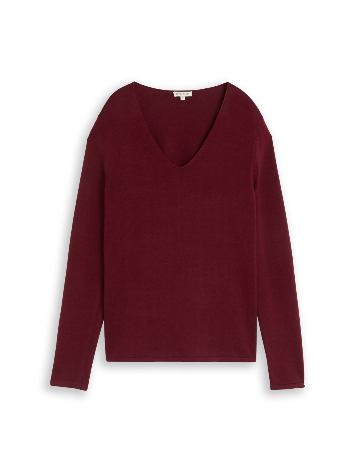 Strickpullover mit V-Ausschnitt
