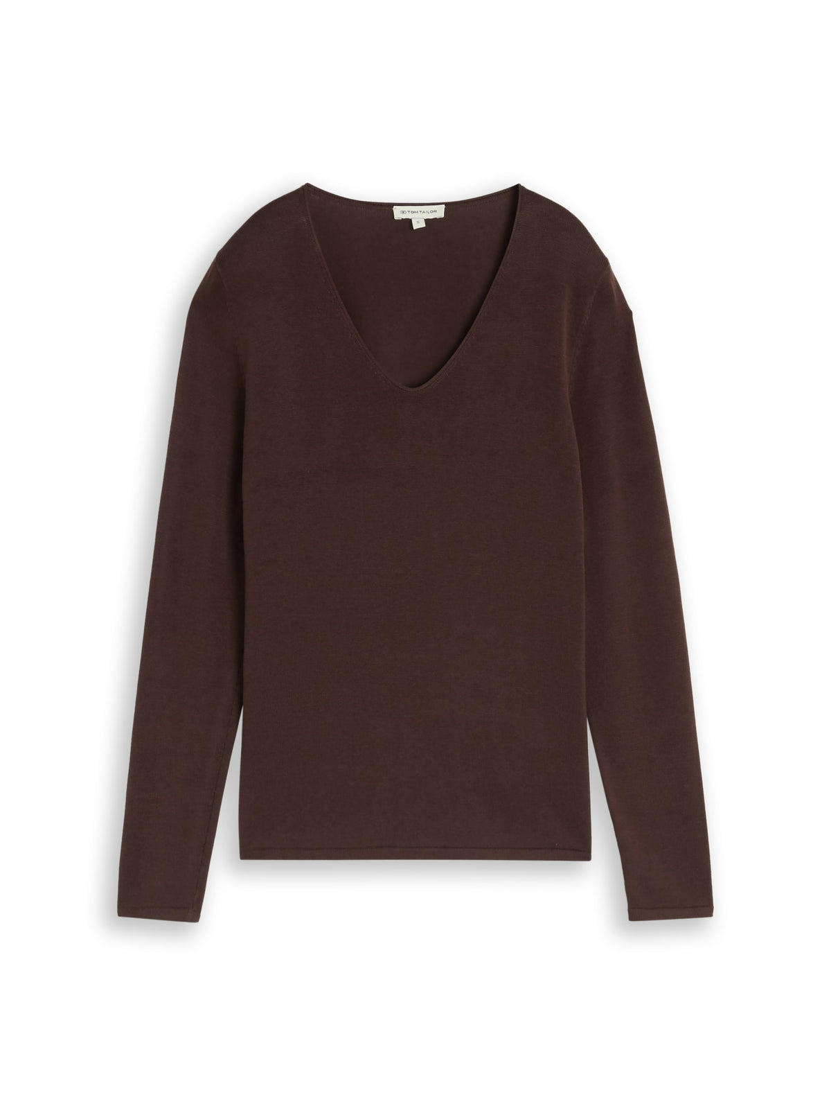 Strickpullover mit V-Ausschnitt