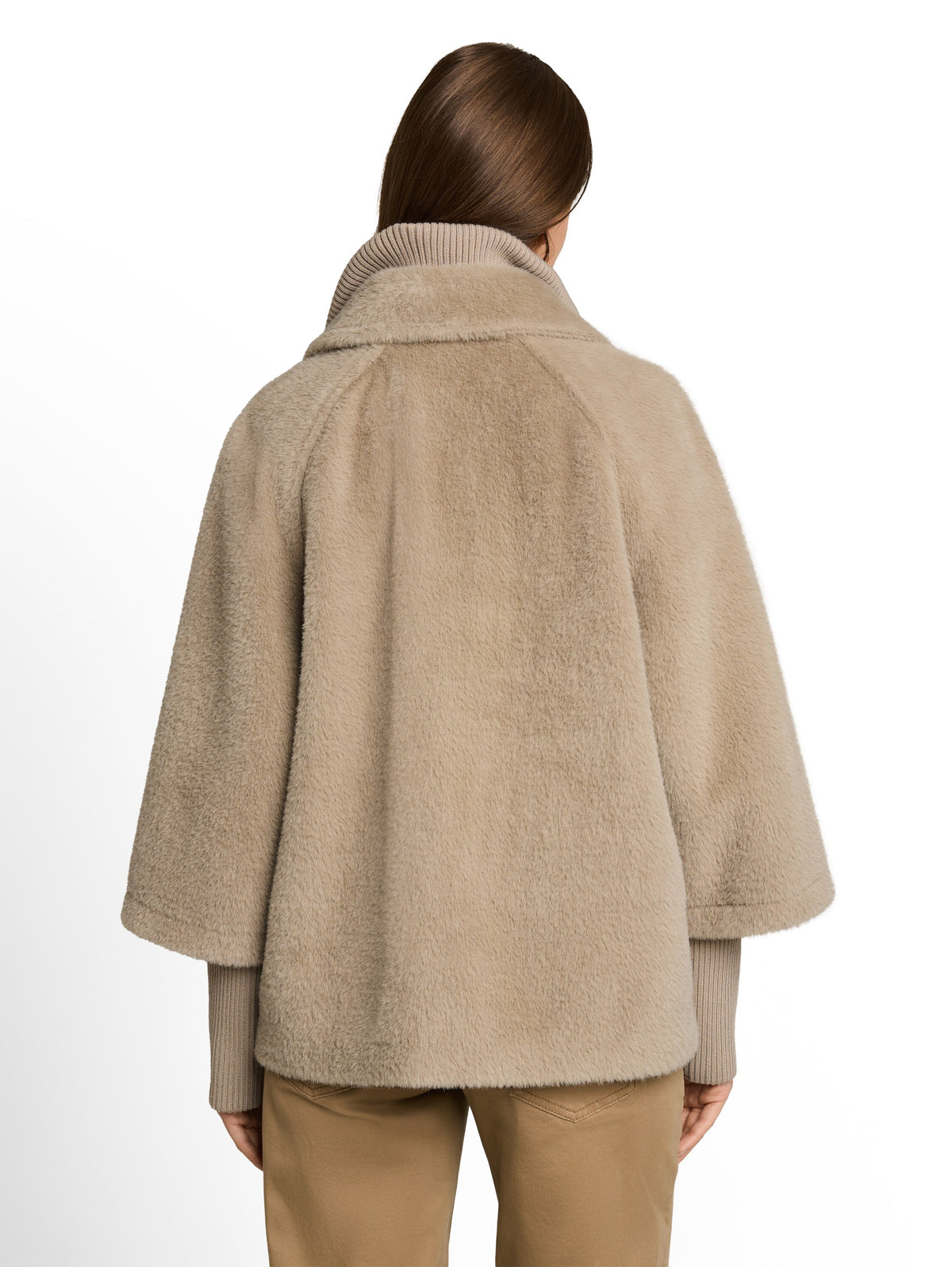 Cosy Cape Jacke im 2-in-1-Look