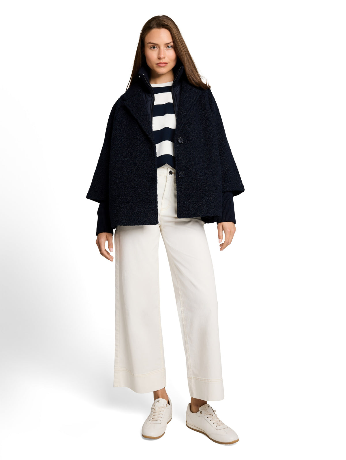 Cosy Cape Jacke im 2-in-1-Look