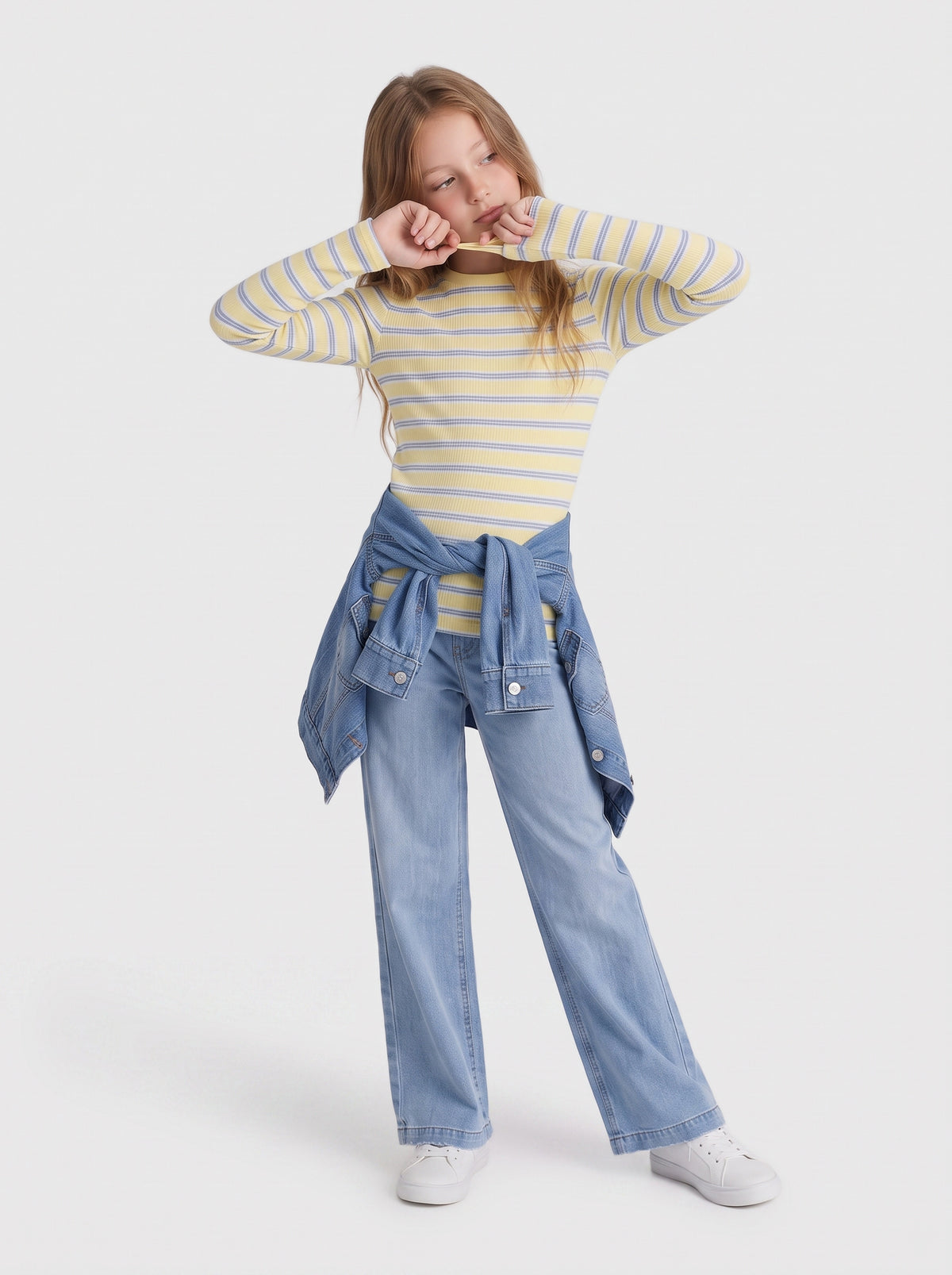 KOGLUPE L/S STRIPE TEE JRS
