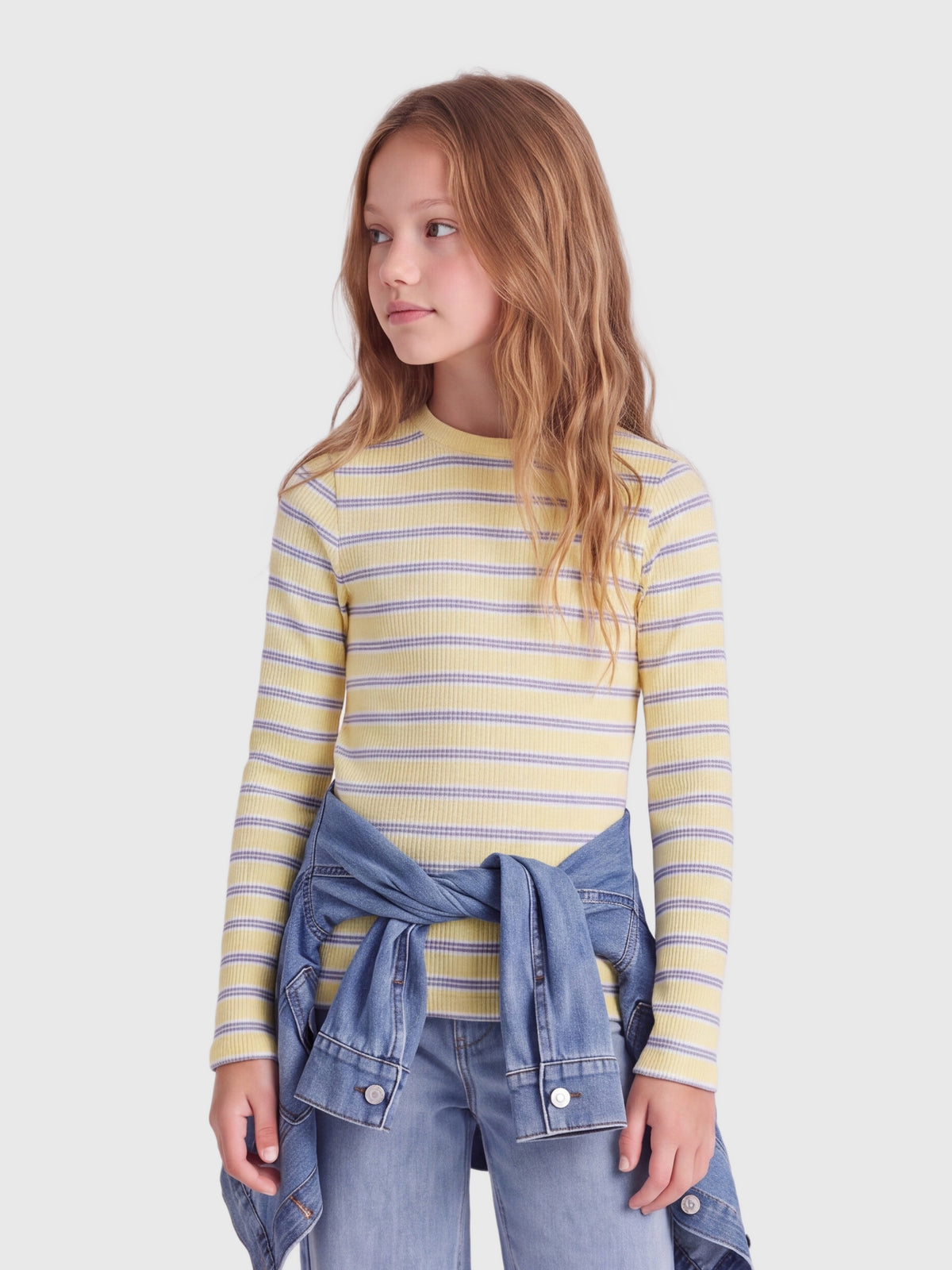 KOGLUPE L/S STRIPE TEE JRS
