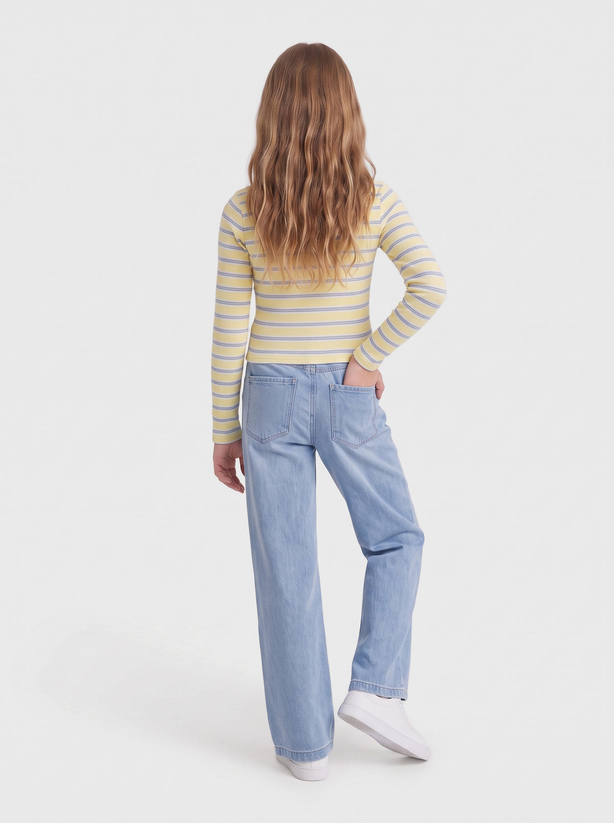 KOGLUPE L/S STRIPE TEE JRS