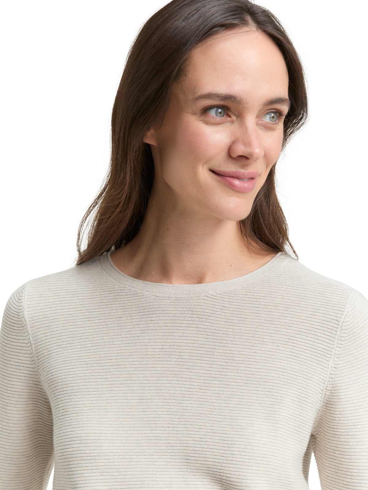 sweater new ottoman, dusty alabaster melange
