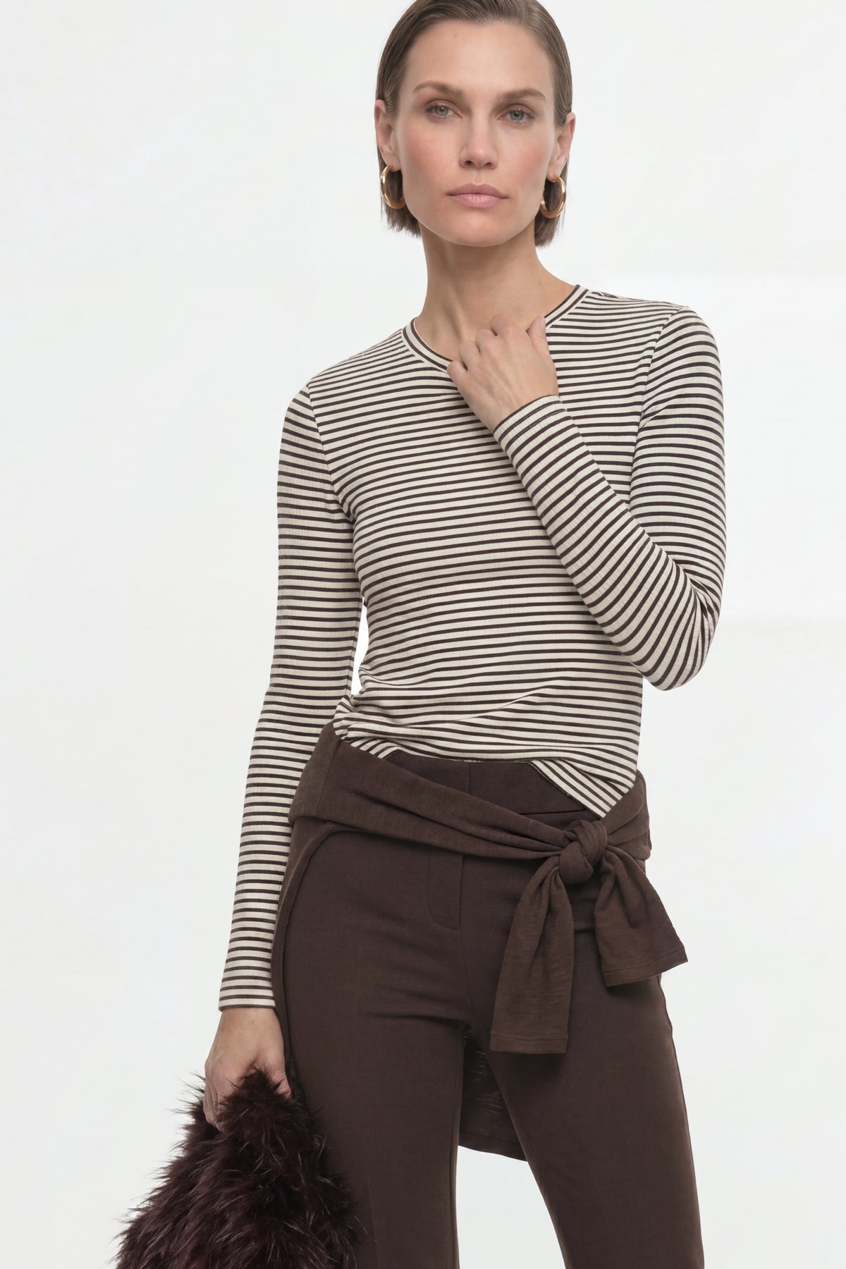Organic Sparkle Striped Longsleeve
