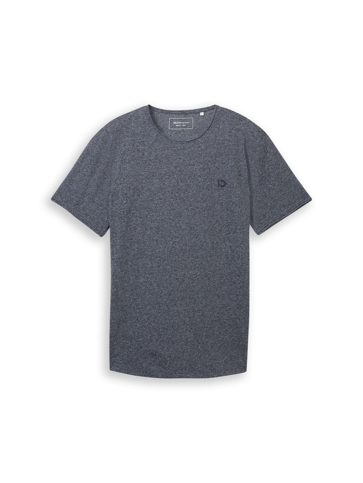 T-Shirt in Melange Optik