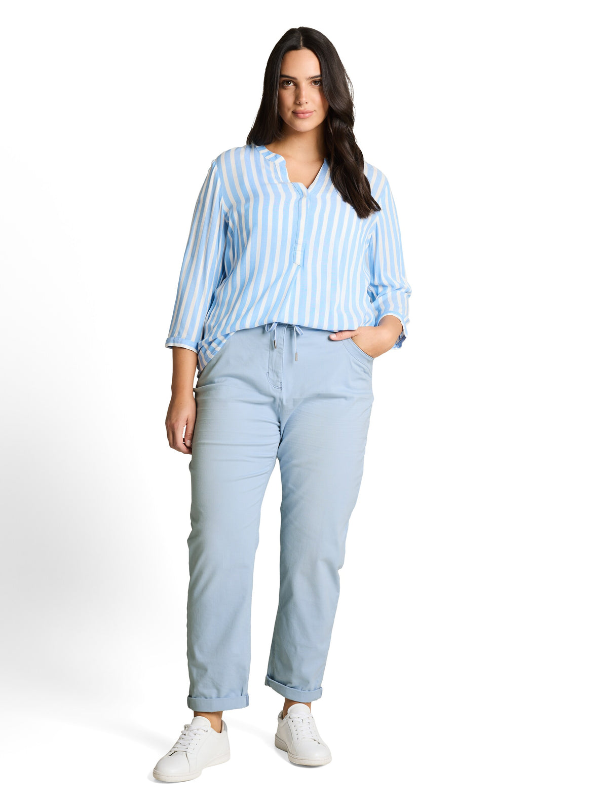 Plus Size - Cropped Slim Hose