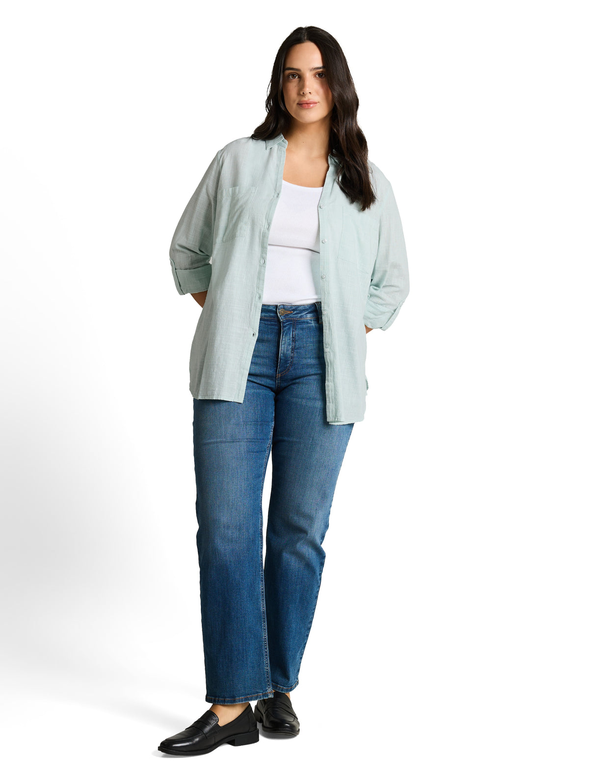 Plus Size - Bluse mit Brusttaschen