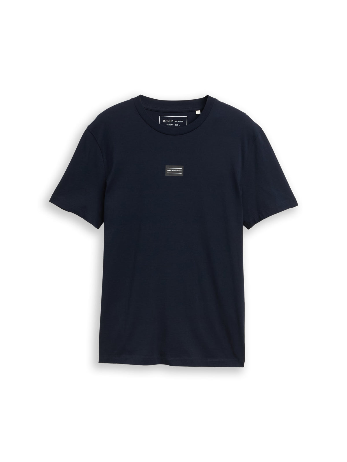 Basic T-Shirt mit Logo-Print
